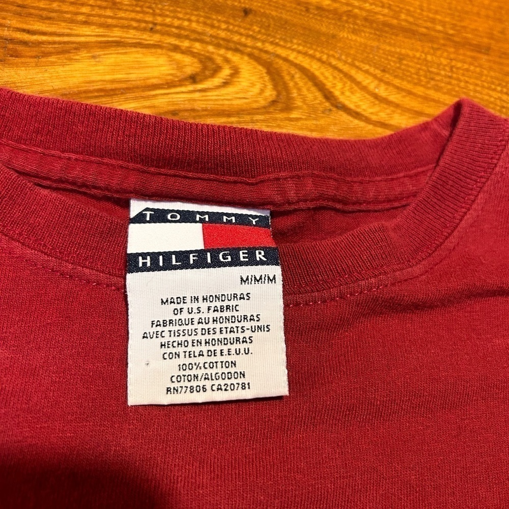 Vintage Tommy Hilfiger Oversized Tee Medium - Picture 3 of 6